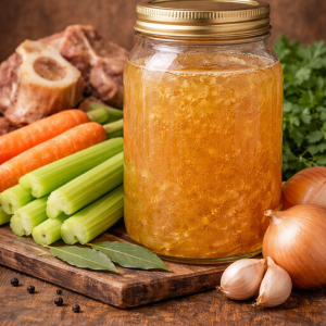 KEMİK SUYU (SEBZELİ)